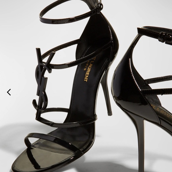 Saint Laurent Black Stiletto Heels - Picture 1 of 4